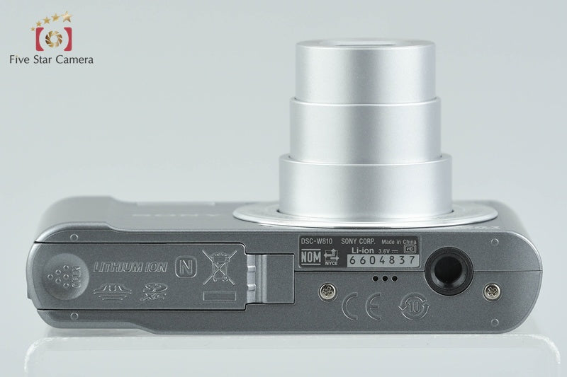 Sony Cyber-Shot DSC-W810 Silver 20.1 MP Digital Camera [Japanese Language Only]