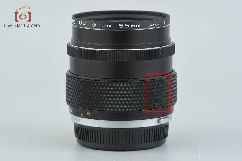 Olympus G.ZUIKO AUTO-S 55mm f/1.2