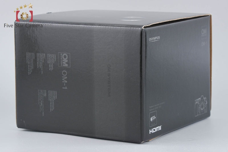 OM SYSTEM OLYMPUS OM-1 Black 20.3 MP Mirrorless Digital Camera Body w/ Box