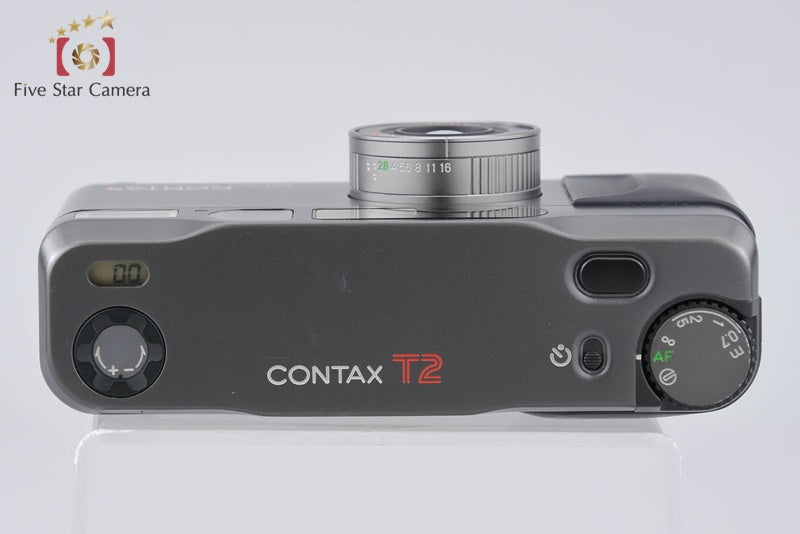 CONTAX T2 Titanium Black 35mm Point & Shoot Film Camera