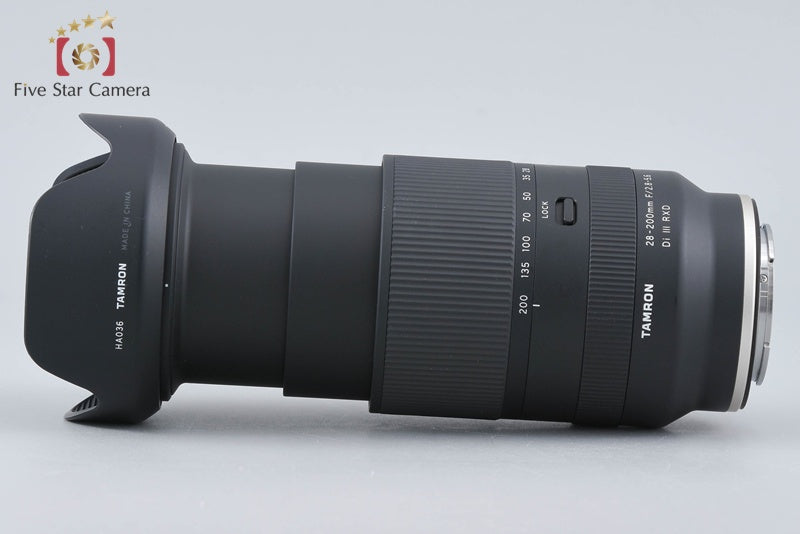 Tamron A071 28-200mm f/2.8-5.6 Di III RXD for SONY E Mount