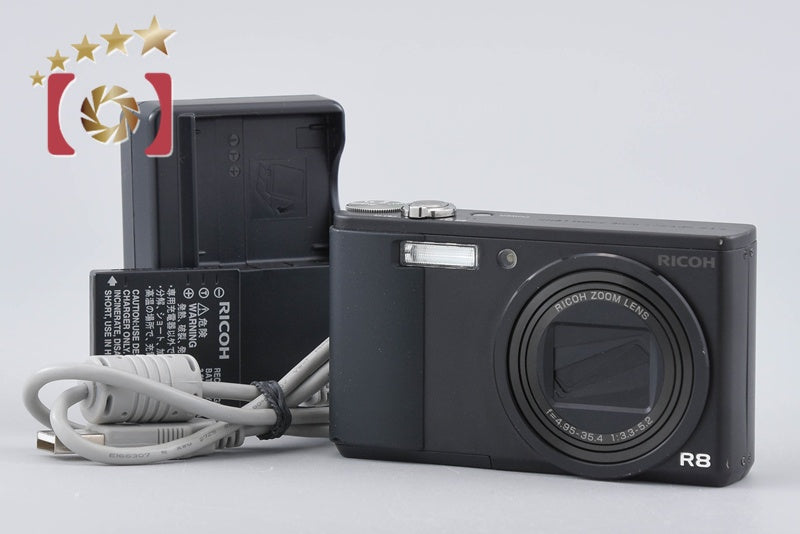 "Shutter count 1,445" Ricoh R8 Black 10.0 MP Digital Camera