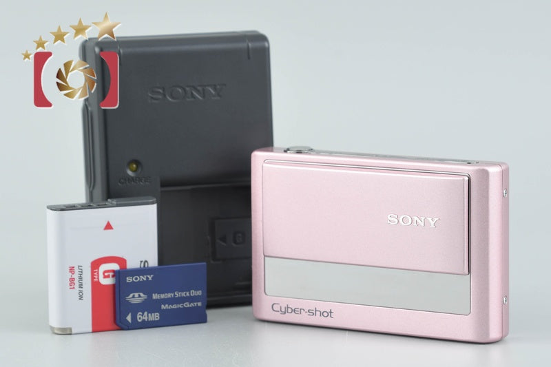 SONY Cyber-shot DSC-T20 Pink 8.1 MP Digital Camera [Japanese Language Only]