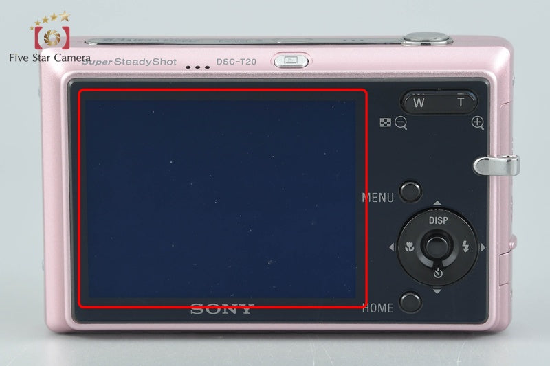 SONY Cyber-shot DSC-T20 Pink 8.1 MP Digital Camera [Japanese Language Only]