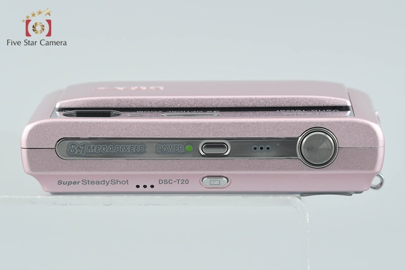 SONY Cyber-shot DSC-T20 Pink 8.1 MP Digital Camera [Japanese Language Only]