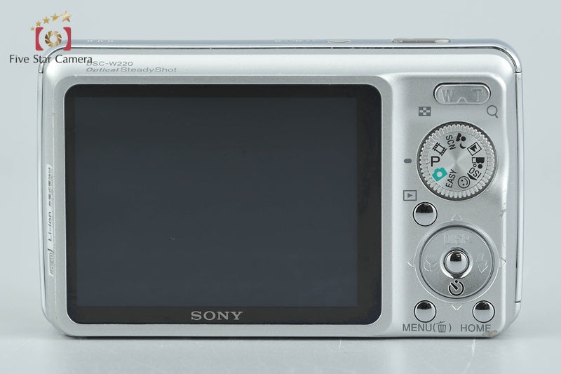 Sony Cyber-Shot DSC-W220 Silver 12.1 MP Digital Camera [Japanese Language Only]