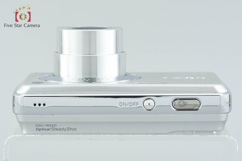Sony Cyber-Shot DSC-W220 Silver 12.1 MP Digital Camera [Japanese Language Only]