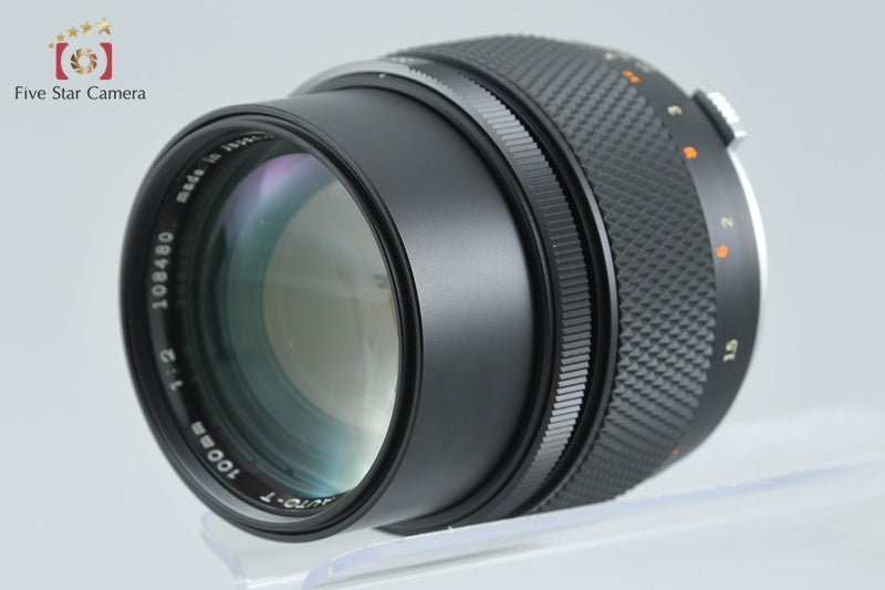 Olympus ZUIKO AUTO-T 100mm f/2 from Japan