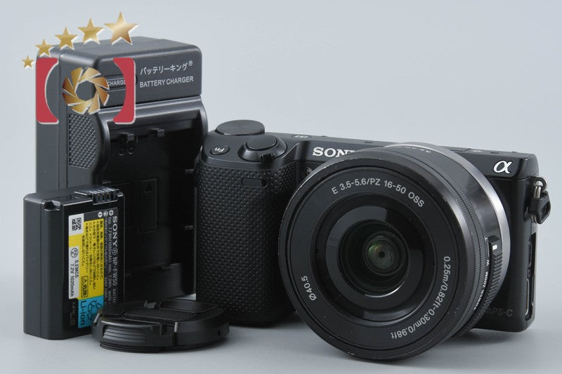 Sony α NEX-5R Mirrorless Camera Black 16.1 MP 16-50 Lens [Multiple Languages]