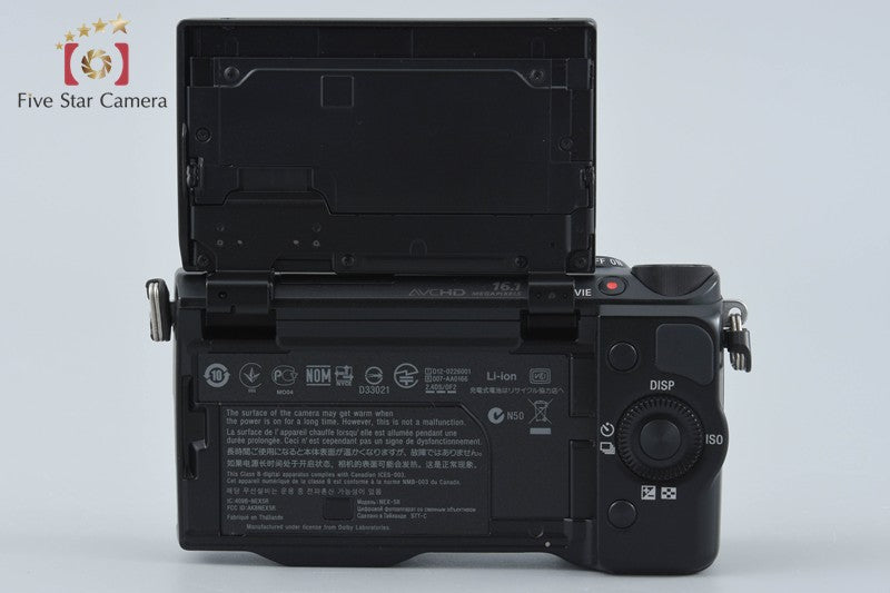 Sony α NEX-5R Mirrorless Camera Black 16.1 MP 16-50 Lens [Multiple Languages]