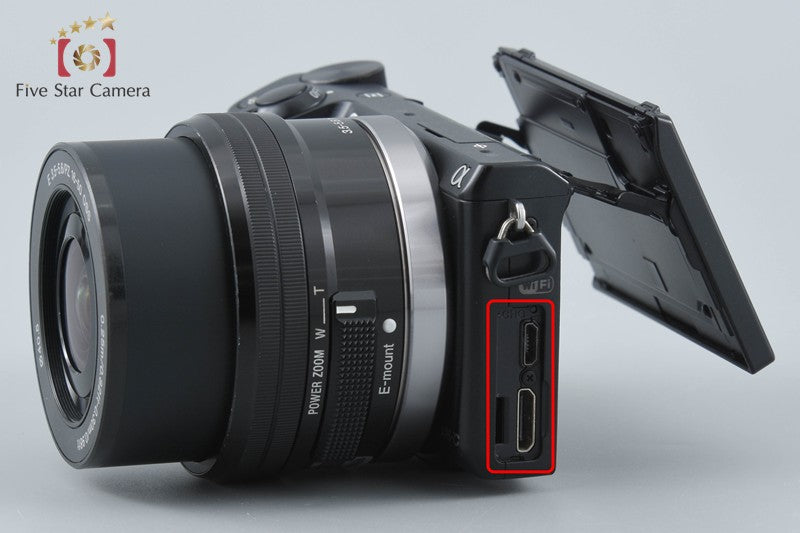Sony α NEX-5R Mirrorless Camera Black 16.1 MP 16-50 Lens [Multiple Languages]