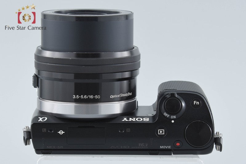 Sony α NEX-5R Mirrorless Camera Black 16.1 MP 16-50 Lens [Multiple Languages]