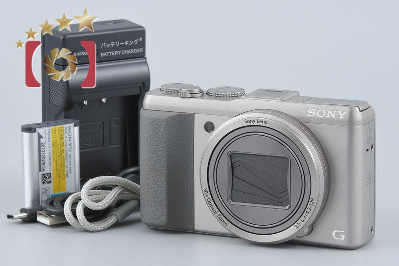 SONY Cyber-shot DSC-HX50V Silver 20.4 MP Digital Camera [Multiple Languages]