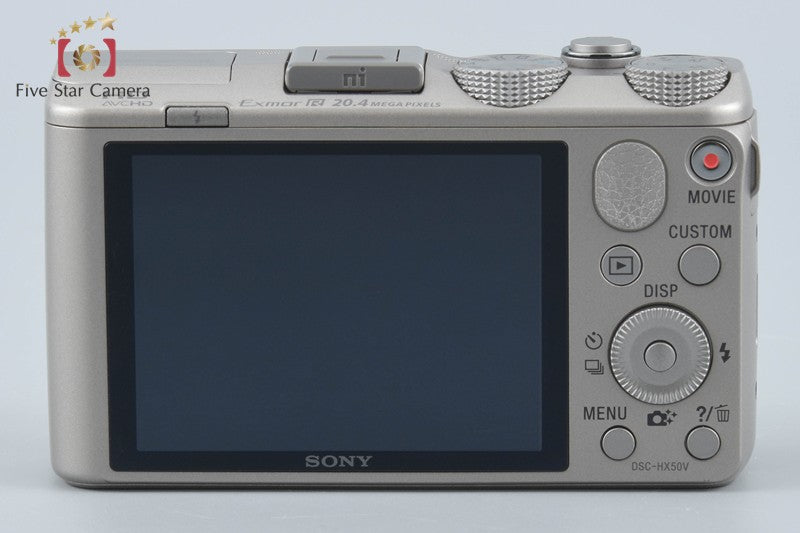 SONY Cyber-shot DSC-HX50V Silver 20.4 MP Digital Camera [Multiple Languages]