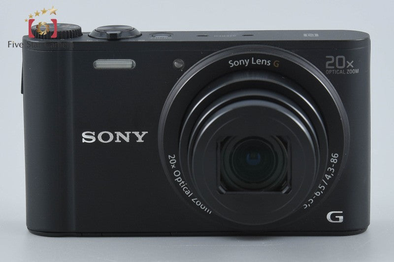 Sony Cyber-Shot DSC-WX350 Black 18.2 MP Digital Camera [Multiple Languages]