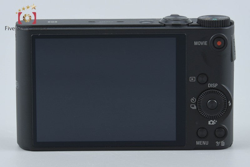 Sony Cyber-Shot DSC-WX350 Black 18.2 MP Digital Camera [Multiple Languages]