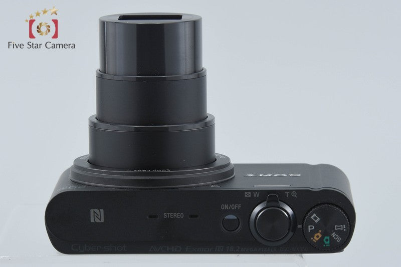 Sony Cyber-Shot DSC-WX350 Black 18.2 MP Digital Camera [Multiple Languages]