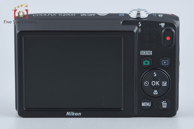 Nikon COOLPIX S2900 Red 20.1 MP Digital Camera w/ Box