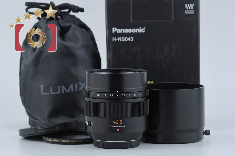 Panasonic LUMIX LEICA DG NOCTICRON 42.5mm f/1.2 ASPH. O.I.S H-NS043 w/ Box