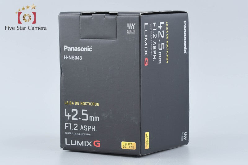 Panasonic LUMIX LEICA DG NOCTICRON 42.5mm f/1.2 ASPH. O.I.S H-NS043 w/ Box