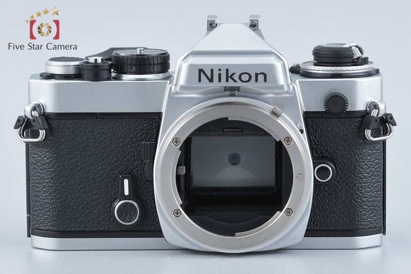 Nikon FE Silver 35mm SLR Film Camera Body
