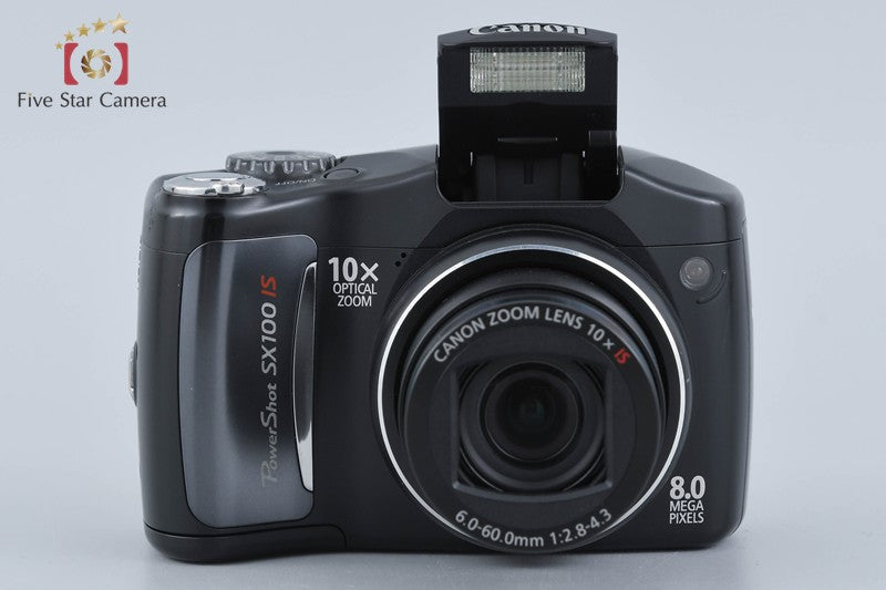 Canon PowerShot SX100 IS Black 8.0 MP Digital Camera