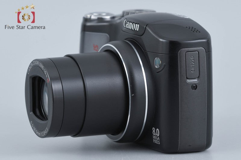 Canon PowerShot SX100 IS Black 8.0 MP Digital Camera