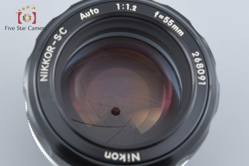 Nikon NIKKOR-S.C Auto 55mm f/1.2 Non Ai Lens