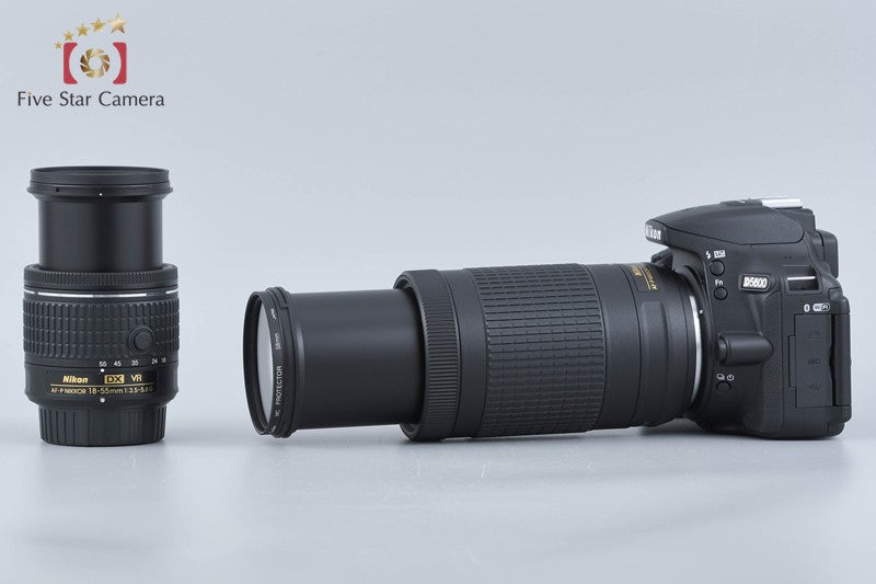 "Count 2,120" Nikon D5600 24.2 MP SLR Digital Camera 18-55 70-300 VR Lenses