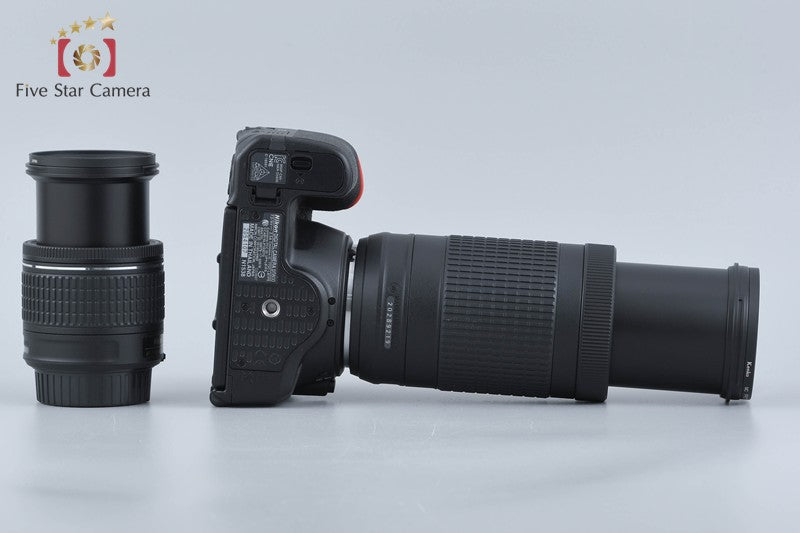 "Count 2,120" Nikon D5600 24.2 MP SLR Digital Camera 18-55 70-300 VR Lenses