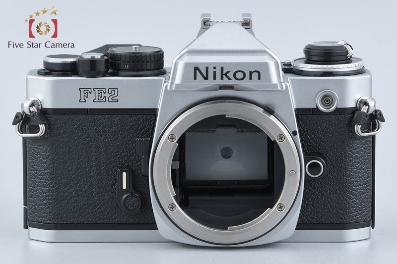 Nikon FE2 Silver 35mm SLR Film Camera Body