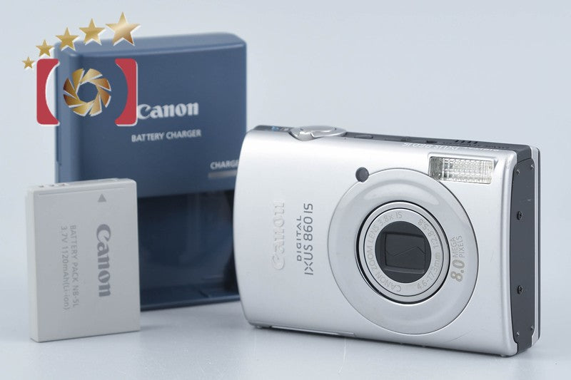 Canon Digital IXUS 860 IS Silver 8.0 MP Digital Camera International Model