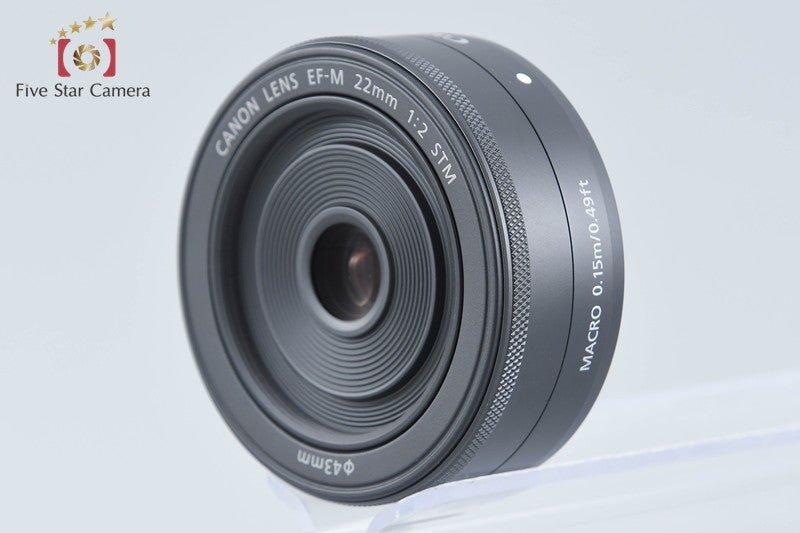 Canon EF-M 22mm f/2 STM Black