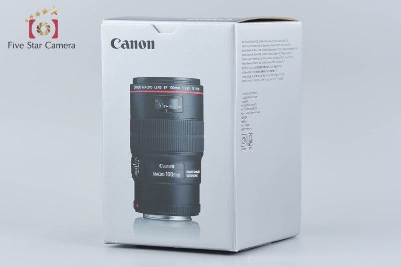 Canon EF 100mm f/2.8 L MACRO IS USM w/ Box