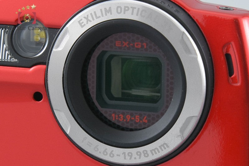 CASIO EXILIM EX-G1 Red 12.1 MP Digital Camera
