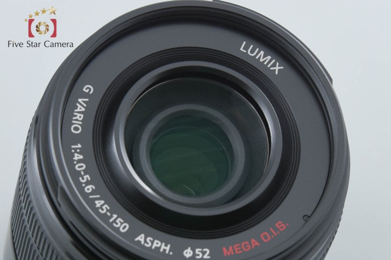 Panasonic LUMIX G VARIO 45-150mm f/4-5.6 ASPH. MEGA O.I.S. H-FS45150 Black