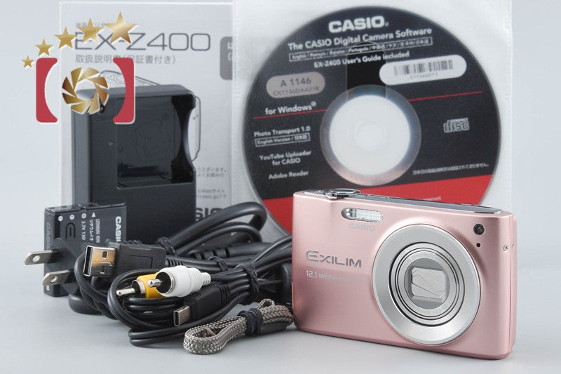 Casio EXILIM EX-Z400 Pink 12.1 MP Digital Camera