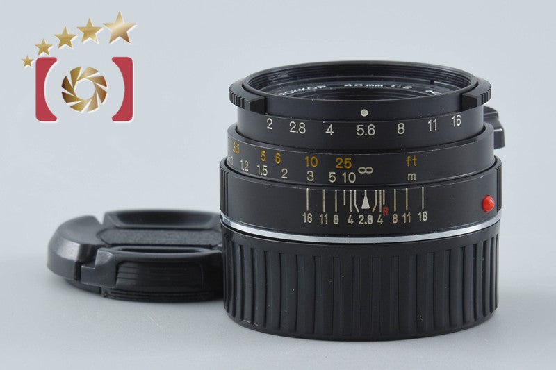 MINOLTA M-ROKKOR 40mm f/2 Leica M Mount Lens 2026.08 Overhauled!!