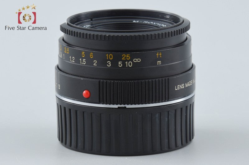 MINOLTA M-ROKKOR 40mm f/2 Leica M Mount Lens 2026.08 Overhauled!!