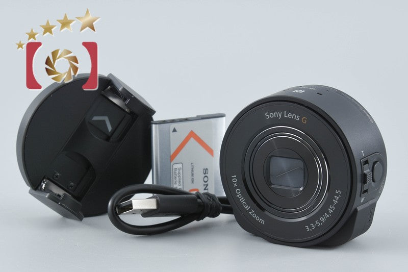 Sony Cyber-Shot DSC-QX10 Black 18.2 MP Lens Style Digital Camera