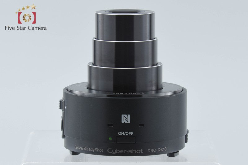 Sony Cyber-Shot DSC-QX10 Black 18.2 MP Lens Style Digital Camera