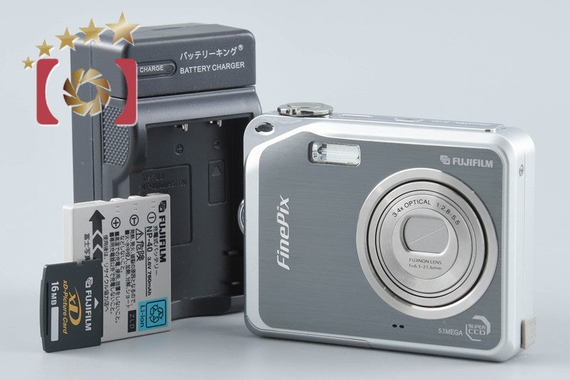 Fujifilm FinePix V10 Gun Metallic 5.1 MP Digital Camera
