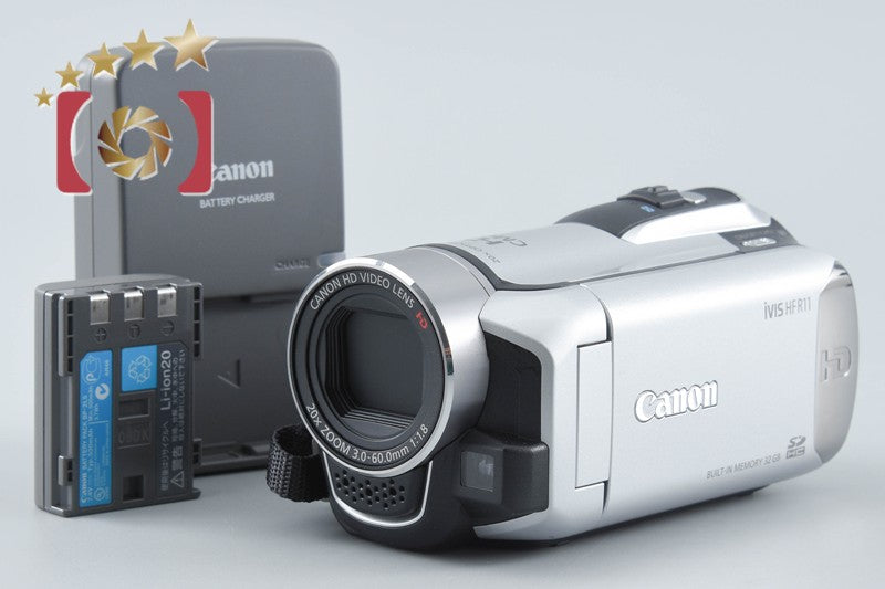 Canon iVIS HF R11 Snow Silver Full Hi-Vision Digital Camcorder