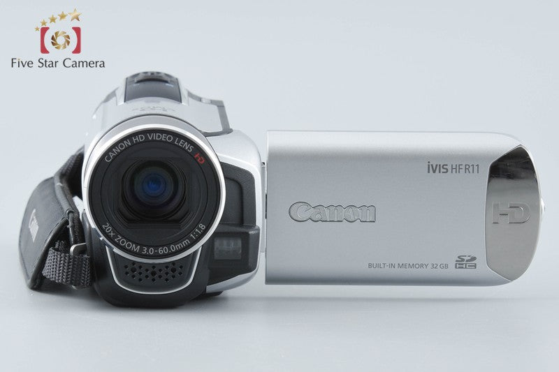 Canon iVIS HF R11 Snow Silver Full Hi-Vision Digital Camcorder