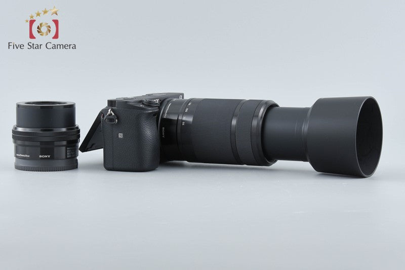 Sony α6400 ILCE-6400 Black 24.2 MP 16-50 55-210 Lenses [Multiple Languages]