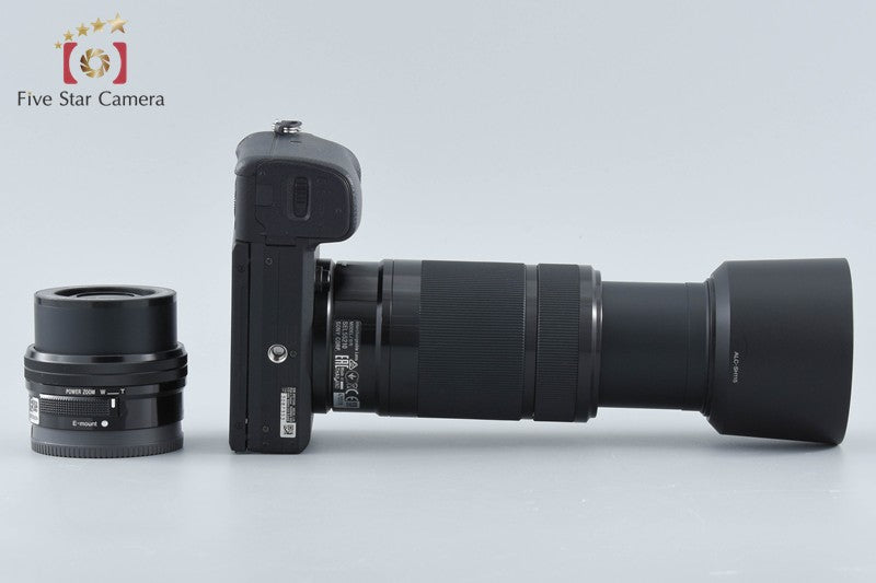 Sony α6400 ILCE-6400 Black 24.2 MP 16-50 55-210 Lenses [Multiple Languages]