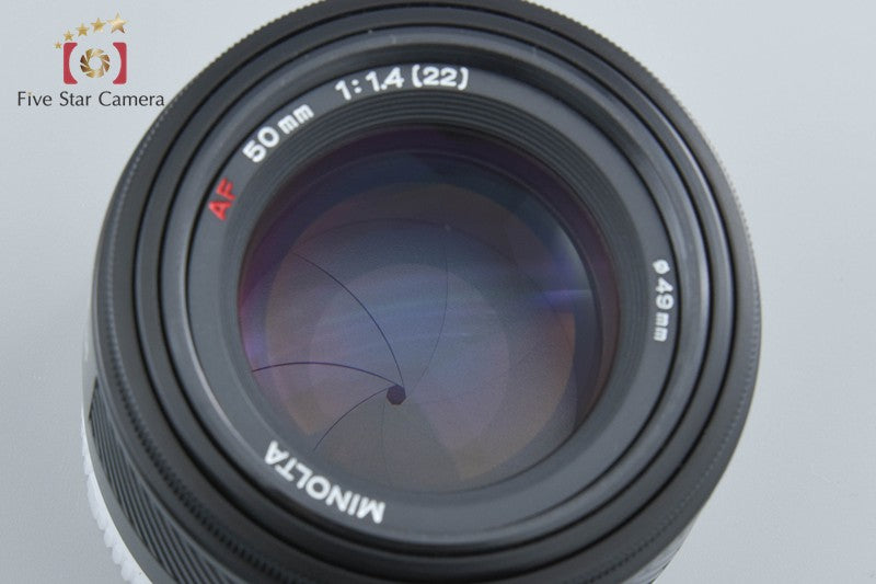Minolta AF 50mm f/1.4 Early Model Sony / Minolta A Mount Lens