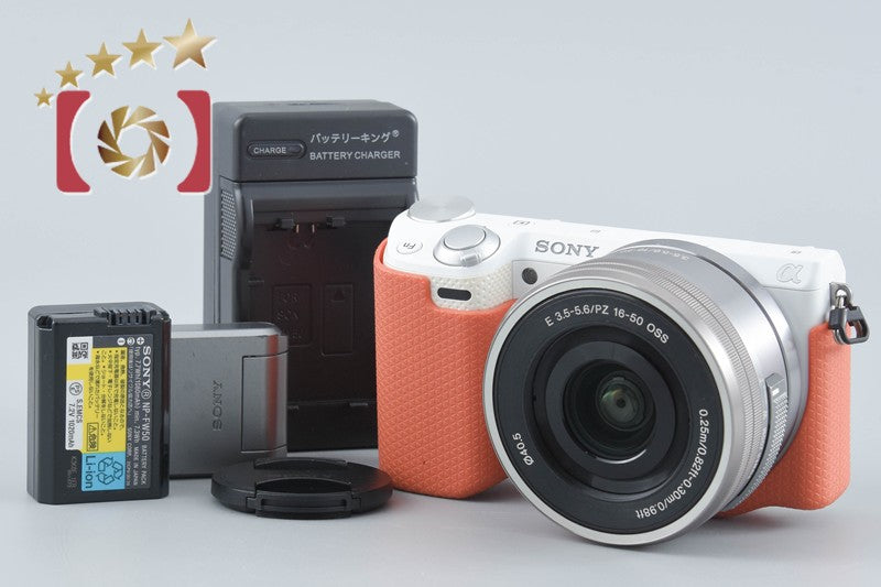 Sony Alpha α NEX-5T White Digital Camera 16-50 Lens [Multiple Languages]