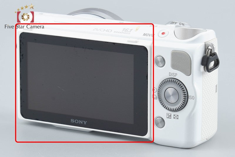 Sony Alpha α NEX-5T White Digital Camera 16-50 Lens [Multiple Languages]