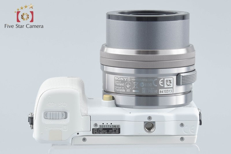 Sony Alpha α NEX-5T White Digital Camera 16-50 Lens [Multiple Languages]